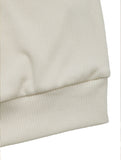 Long-sleeved texture embroidered patchwork top