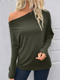 Long-sleeved pullover T-shirt