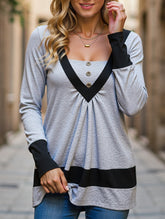 Casual home t-shirt top for women