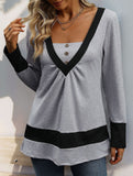 Casual home t-shirt top for women