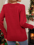Fashion Retro Christmas Tree Pullover Sweater