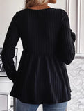 Loose and slim round neck oversized T-shirt