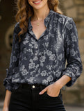 Loose Casual Sequin Pocket Shirt