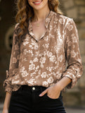 Loose Casual Sequin Pocket Shirt