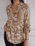 Loose Casual Sequin Pocket Shirt