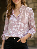 Loose Casual Sequin Pocket Shirt