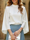 Women's stand collar casual shirt