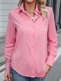 Casual mid-length white shirt