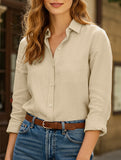 Fashionable loose breathable long-sleeved shirt