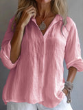 Casual tops button-down shirts