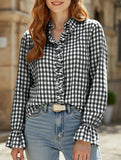 Vintage Contrast Button-Down Shirt