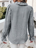 Vintage Contrast Button-Down Shirt