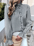 Vintage Contrast Button-Down Shirt