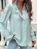 Vintage Contrast Button-Down Shirt