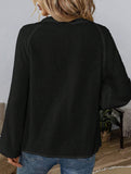 Fashionable design V-neck embroidered top