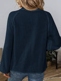 Fashionable design V-neck embroidered top