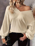 Casual and comfortable knitted T-shirt top
