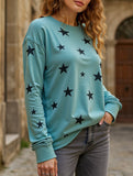 Casual loose large size long-sleeved T-shirt