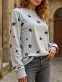 Casual loose large size long-sleeved T-shirt