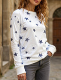 Casual loose large size long-sleeved T-shirt