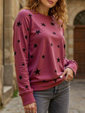 Casual loose large size long-sleeved T-shirt