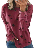 Casual loose large size long-sleeved T-shirt