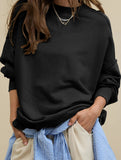 Loose casual crew neck top