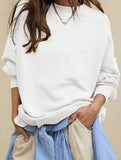 Loose casual crew neck top
