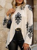 Retro autumn and winter long-sleeved shirt