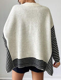 Versatile Loose Cape Bat Sleeve Sweater