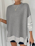 Versatile Loose Cape Bat Sleeve Sweater