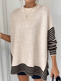 Versatile Loose Cape Bat Sleeve Sweater
