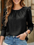 Single-breasted fashionable T-shirt with back buttons
