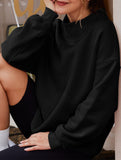 Pullover sweatshirt casual sweatshirt fleece top