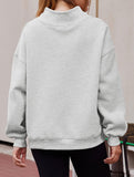 Pullover sweatshirt casual sweatshirt fleece top