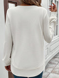 FASHION LOOSE ROUND NECK LONG SLEEVE SWEATSHIRT