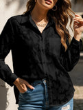 Loose casual oversized hollow shirt