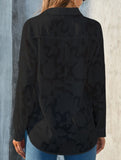 Loose casual oversized hollow shirt