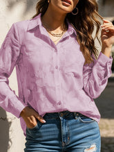 Loose casual oversized hollow shirt