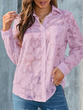 Loose casual oversized hollow shirt