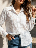 Loose casual oversized hollow shirt