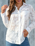 Loose casual oversized hollow shirt
