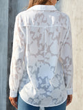 Loose casual oversized hollow shirt