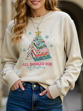 Casual Letter Fun Crew Neck Sweatshirt