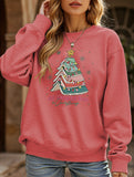 Casual Letter Fun Crew Neck Sweatshirt