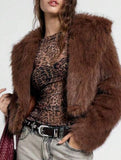 Fashionable mesh round neck leopard print shirt