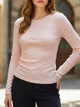 Casual T-shirt, long-sleeved base layer top