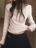 Casual T-shirt, long-sleeved base layer top