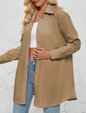 Solid color fashionable casual long-sleeved shirt for women_CWTBLL02025