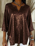 Sparkling Christmas Long-Sleeved Top